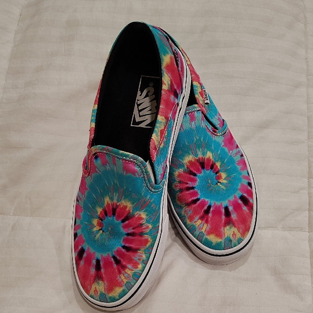 Vans Multicolor Tie-Dye Slip-Ons